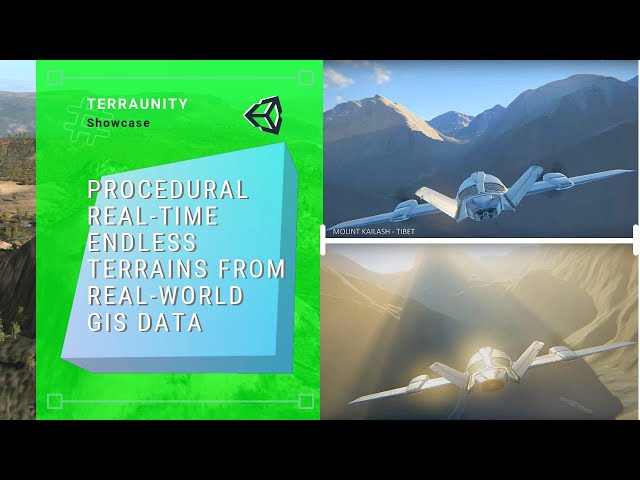 TerraLand Runtime - Procedural Real-Time Endless Terrains From Real-World GIS Data In Unity