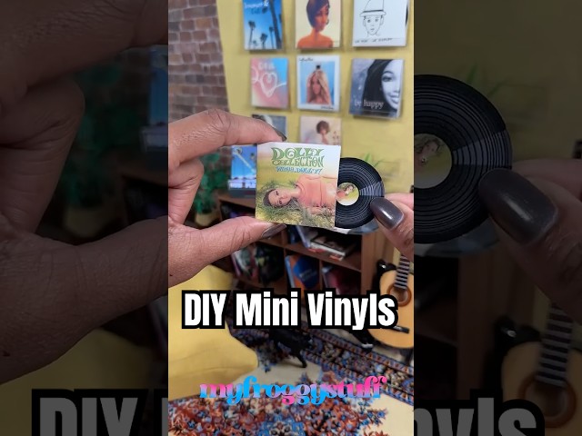 Mini Vinyls For Dolls | Inspired by Real Albums | DIY Mini Brands