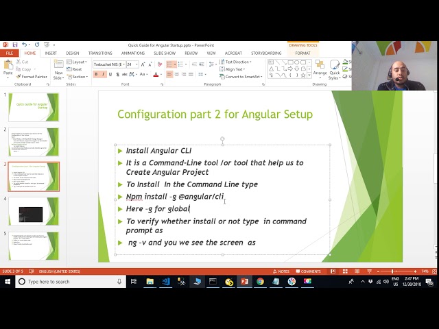 Angular 4/6  Setup