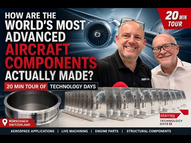 How are the world's most advanced aircraft components actually made?