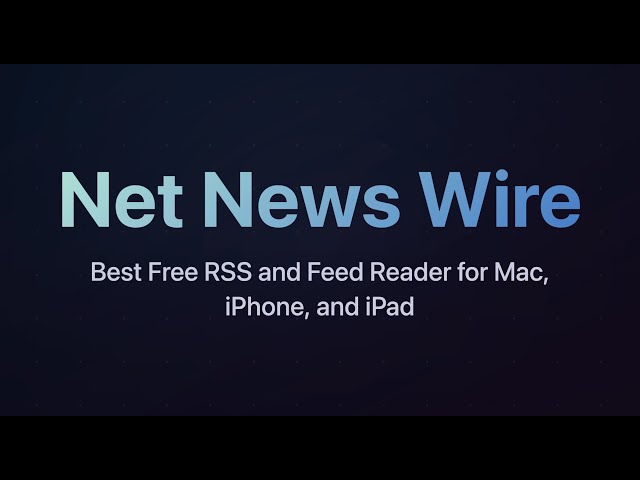 NetNewsWire - Free and Open Source RSS Reader for Mac, iPhone, and iPad