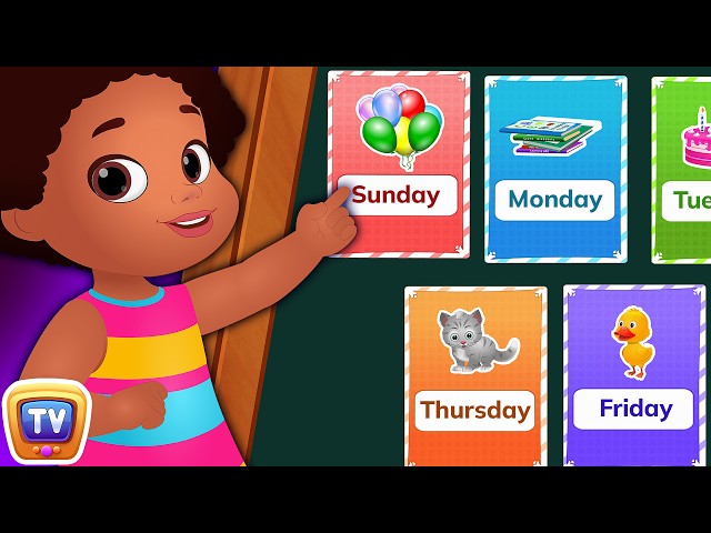 Days Of The Week - ChuChu TV Surprise Eggs Learning Videos For Kids
