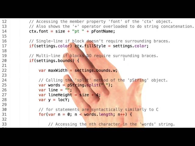 Javascript Syntax - HTML5 Game Development