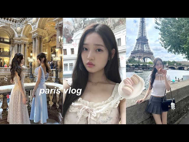 PARIS VLOG🥐: museums, aesthetic cafe, eiffel tower, dior shopping, what i eat, pretty outfits