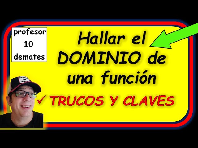 Finding the Domain of a Function | Super Summary
