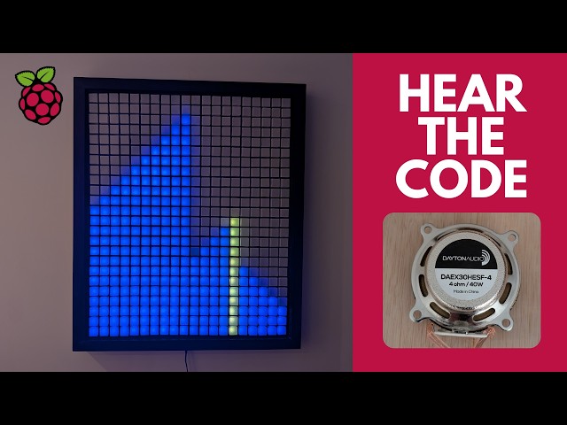 I Built a Raspberry Pi LED Matrix to HEAR Algorithms