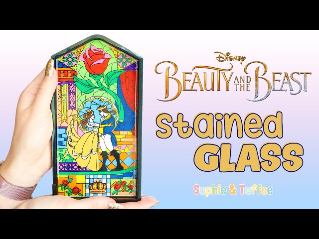 Beauty & The Beast Stained Glass Design │ Sophie & Toffee Disney Box Tutorial