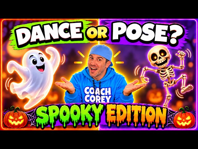 🎃 Dance or Pose?! 👻 Halloween Brain Break 🎃 Would You Rather?