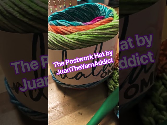 The Postwork Hat by @JuanTheYarnAddict