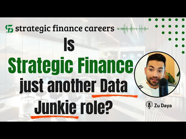Is Strategic Finance a fancy word for Data Analytics?