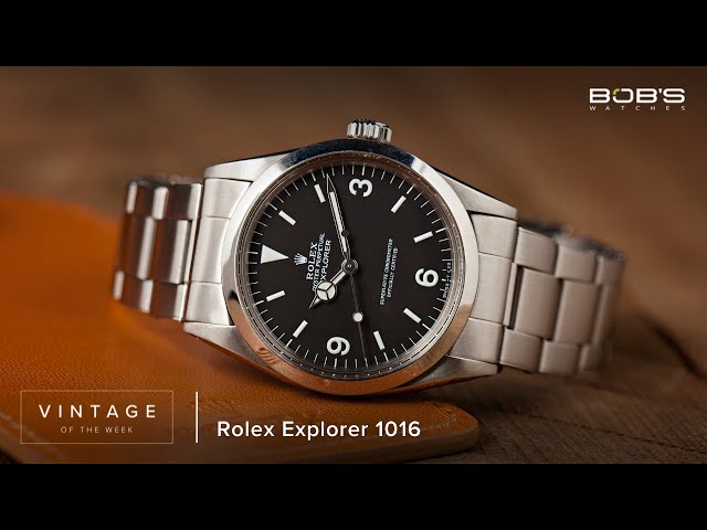 Vintage Rolex Explorer 1016 - Vintage of the Week Episode 17 | Bob's Watches