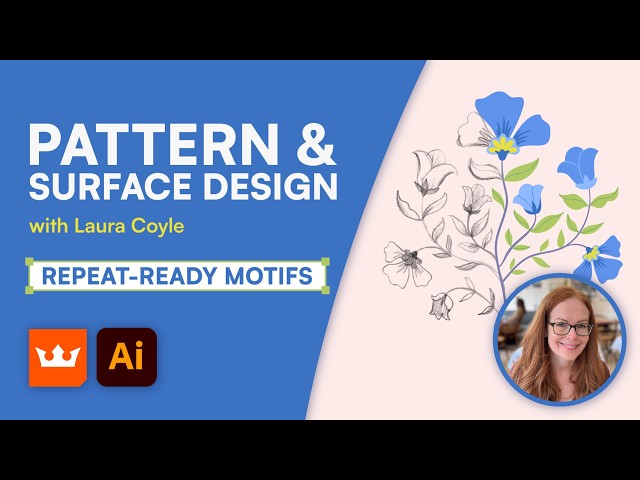 Pattern Motifs: Sketch and build repeat-ready motifs in Adobe Illustrator