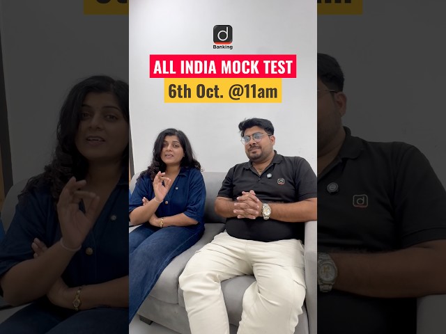 All India Mock Test 🔥 IBPS Clerk Aspirants #allindiamocktest #ibpsclerk #mocktest #drishtibanking
