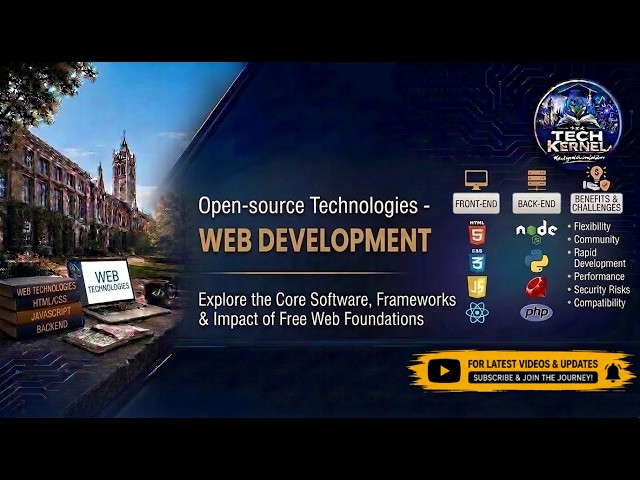 Web Development | Open-Source Technologies | The Tech Kernel