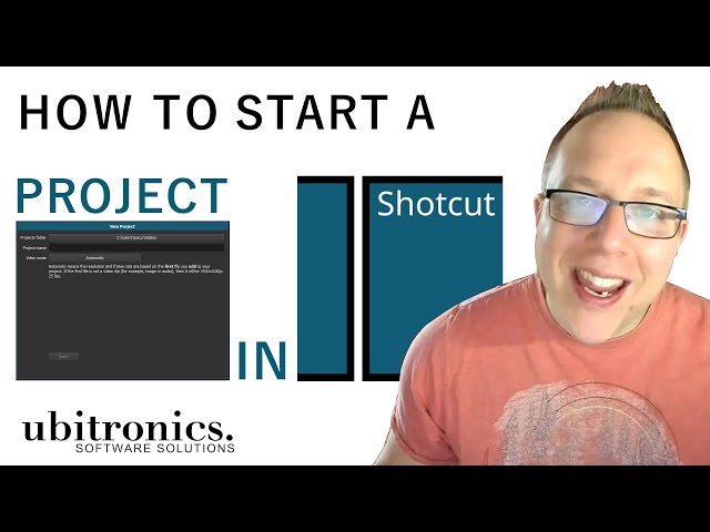 How to Start a New Project in Shotcut [Shotcut Video Editor]