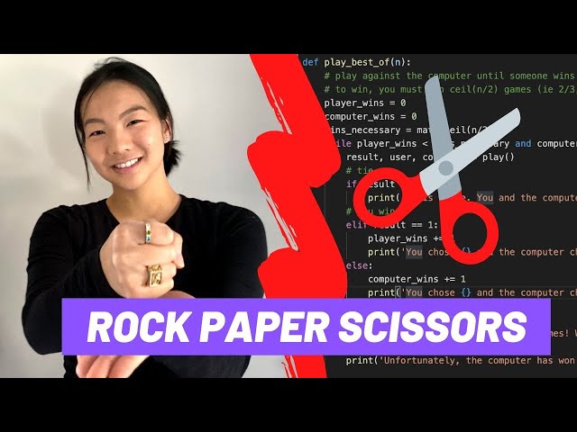 How to code Rock Paper Scissors (Beginner Python Tutorial)