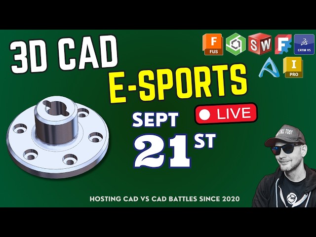 Model Monday Live SEPT 21 | CAD Speed Modeling Battles, Tutorials, Tips and Tricks