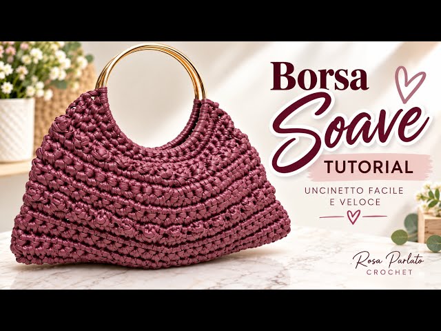Looks Like a Boutique Bag! SOAVE Faux Leather Bag / Easy Crochet Tutorial