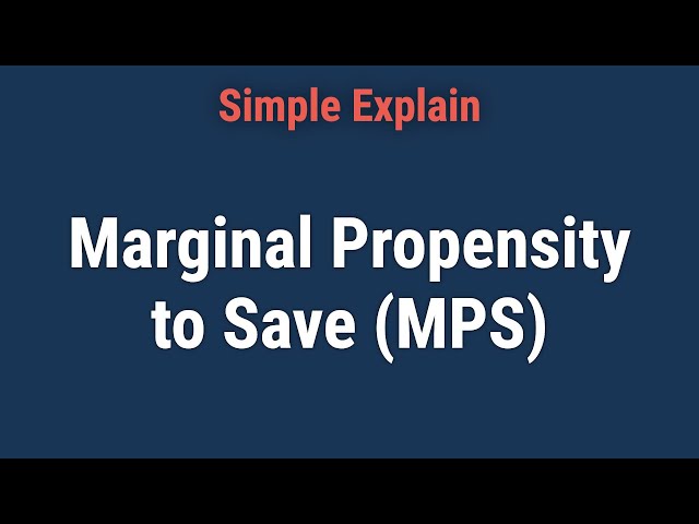 What does marginal propensity to save (MPS) describe?