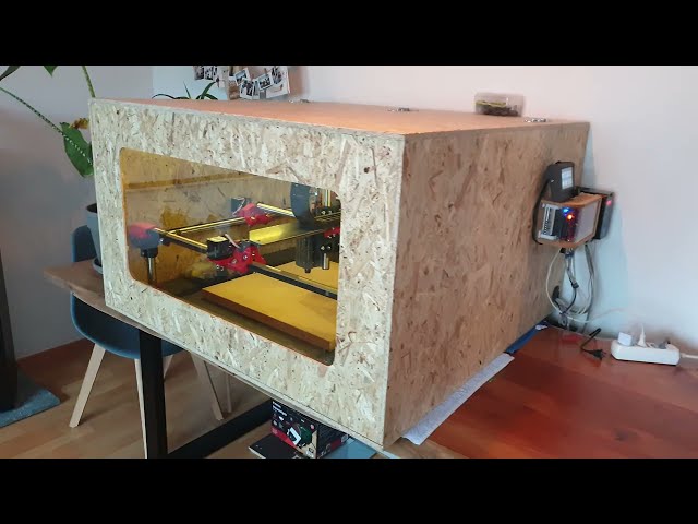 MPCNC Primo Follow Up - Designing and building the Enclosure with my LR3 for my DIY CNC