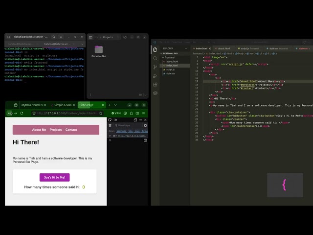 Building a Navbar + Linking Multi-Page Site