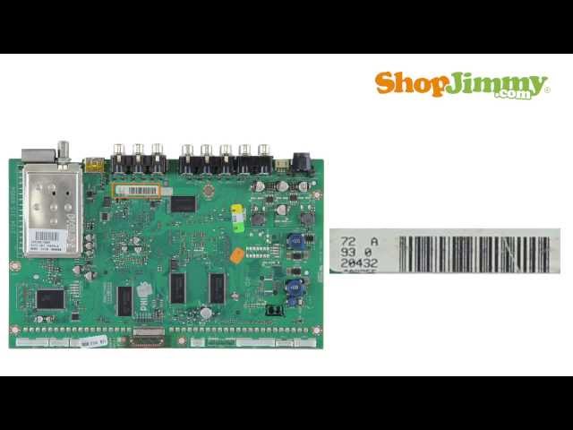 Philips Magnavox Main Boards TV Part Number Identification Guide for DIY TV Repair Help