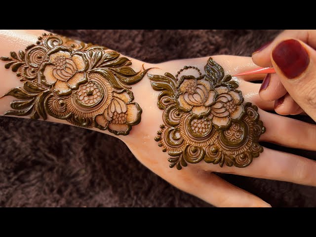 Mehndi Design for Women Latest Design | Simple Beautiful Aesthetic Mehndi Design for Hand #henna 