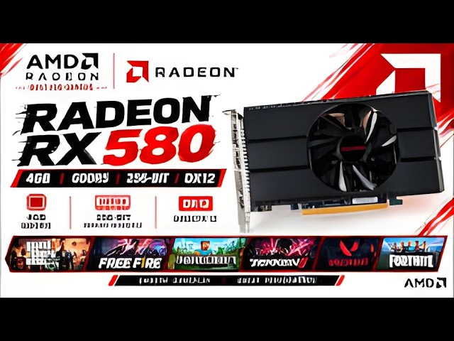 AMD RADEON RX 580 (4GB, GDDR5, 256BIT, DX12) | AL MASOOM COMPUTER
