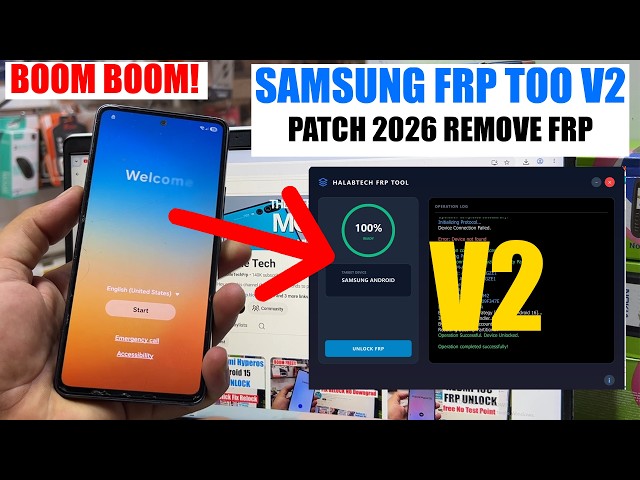 All Samsung Android 15/16 FRP Bypass New Tool, Google Account Remove | FRP Unlock