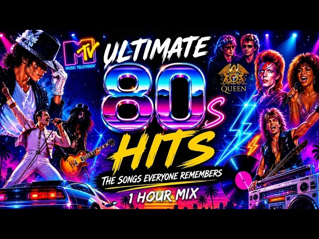 ULTIMATE 80s HITS ⚡ | The Songs Everyone Remembers | Michael Jackson | Queen | Guns N' Roses | A-ha