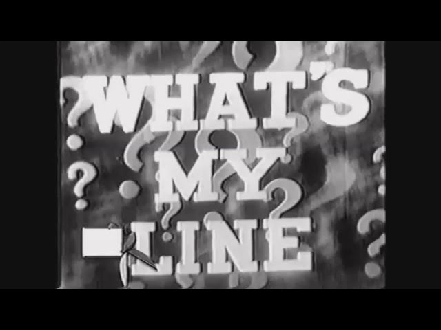 What's My Line? - LOST EPISODE!!! [Audio excerpt] (Dec 2, 1951)
