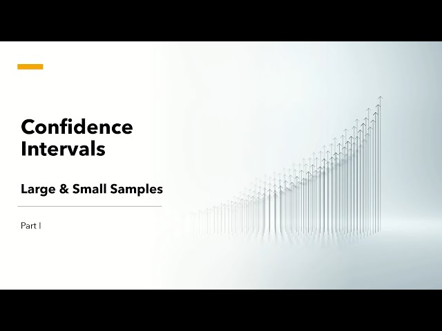 1. Large & Small Sample Confidence Intervals | Statistics | SPSS