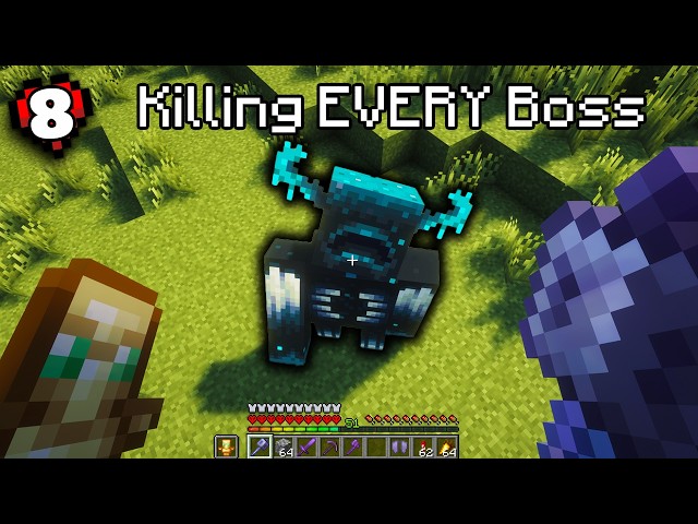 I Killed Every Boss with the MACE in Hardcore Minecraft!