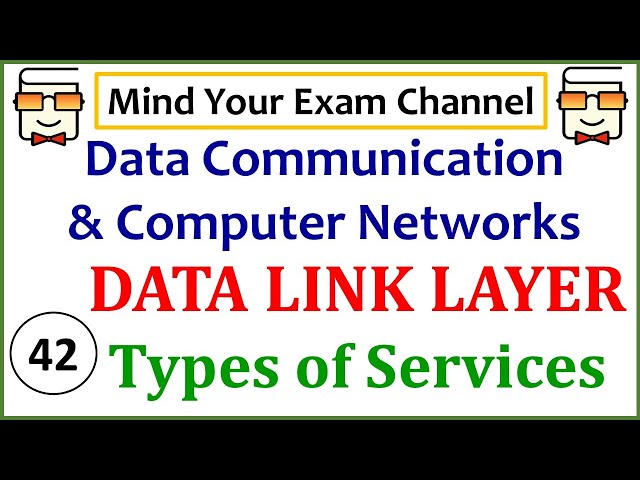 Types of Services by Data Link Layer | Data Communication & Computer Networks Course | Lecture 42