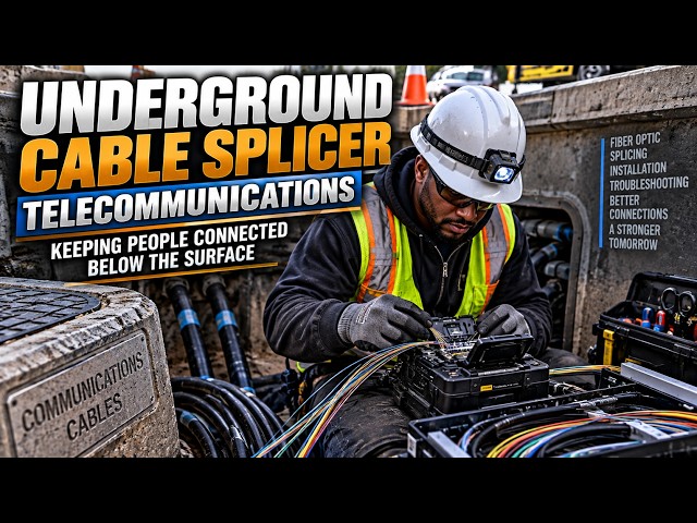 Underground Cable Splicer - Telecom | Connecting the Networks Beneath Our Streets