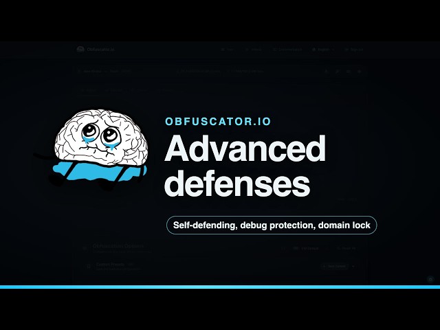 Obfuscator.io Advanced Defenses: Self-Defending, Debug Protection, Domain Lock