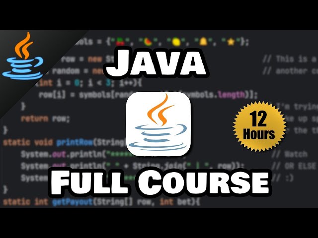 Java Full Course for free ☕