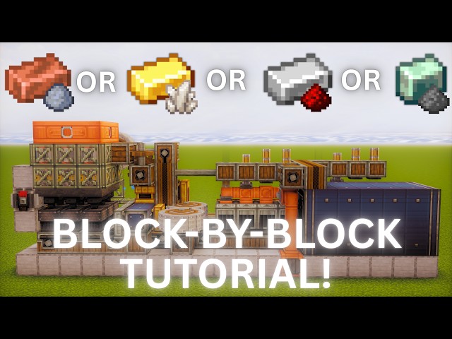 Stop WASTING Resources on Metals You DONT Want With This Farm! | Create Mod Block-By-Block Tutorial