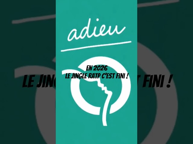 En 2026, le Jingle RATP c'est terminé au profit d'un jingle IDFM #ratp #idfm #metro #paris