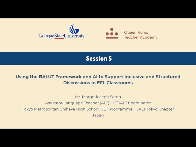 Using the BALUT Framework and AI to Support Inclusive and Structured Discussions in EFL Classrooms
