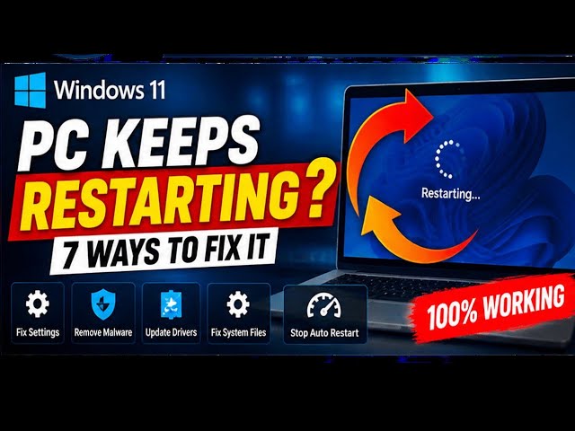 How to Fix PC Automatic Restart Problem | Jayanta Coding Class