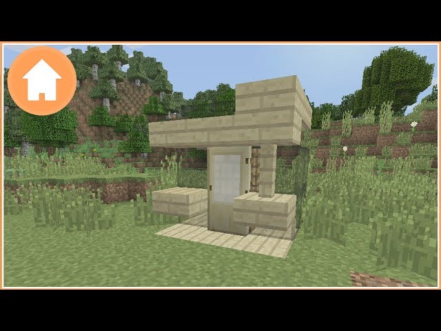 Minecraft House Tutorial: 3x3 Modern House - Xbox/PE