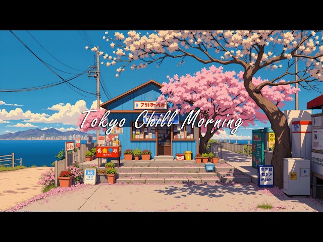 Tokyo Chill Morning 🌷 Time to relax / reduce stress / deep focus with Lofi Hip Hop 🌤️ Chill Music