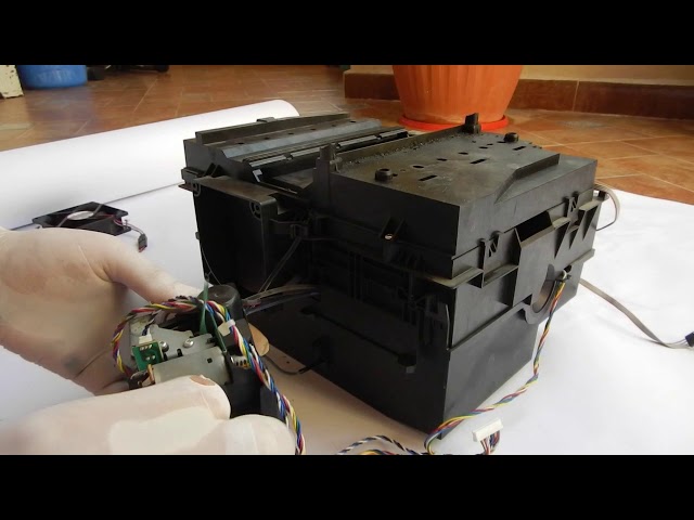 HP DesignJet  T1100ps Check/Clean/Replace The Service Station ERROR:21:10/21:11