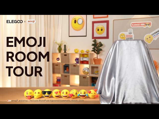 From Empty Room to emoji® x Elegoo Studio!