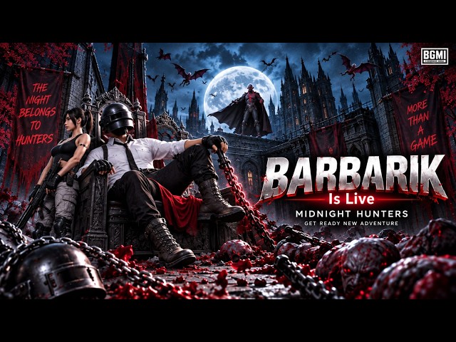 Midnight Hunters 4.6 New Update Face cam with @BARBARIK_IS_LIVE #bgmi #pubg #gta5 #Minecraft #Roblox