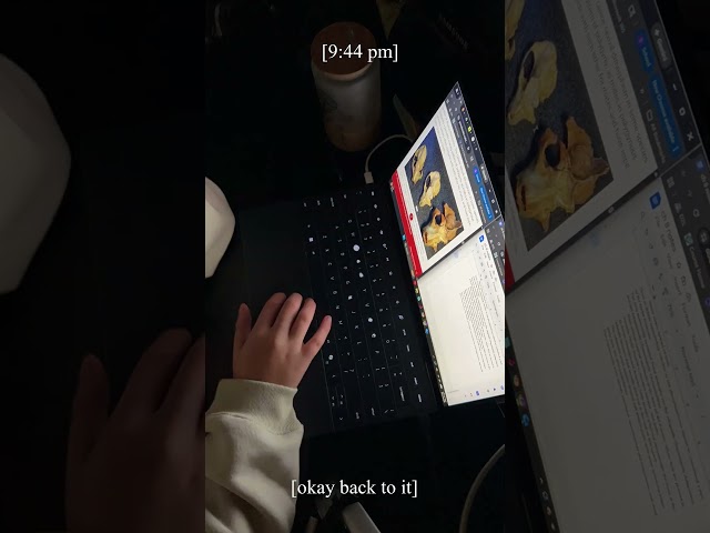 spend the night studying with me #studyvlog