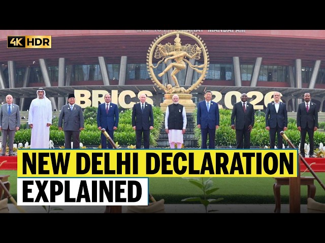 What Is the New Delhi Declaration? BRICS’ Big Power Move Explained