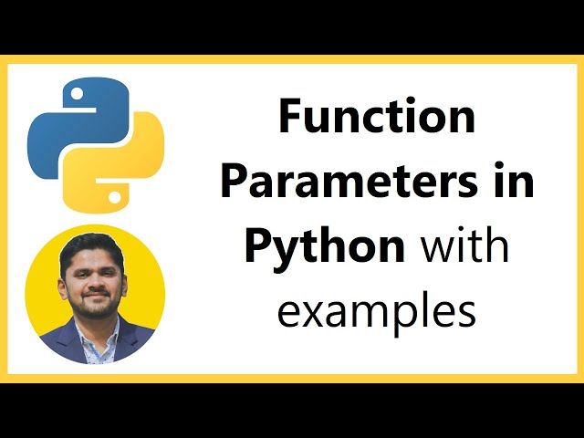 Function Parameters in Python | Amit Thinks