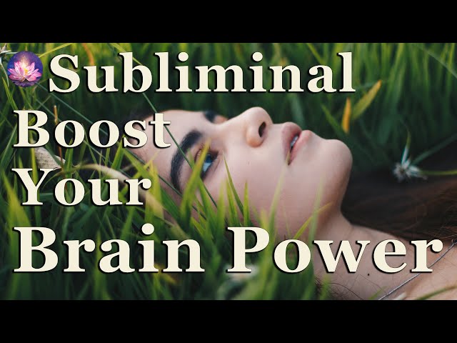 Boost Your Brain Power & Intelligence Subconscious Reprogramming, Subliminal (Rain, Binaural Beats)